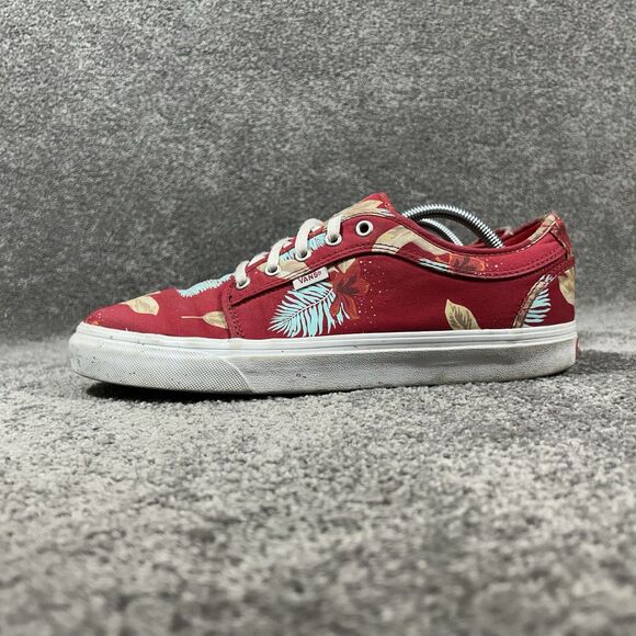VANS Chukka Low Aloha Chili Pepper Mens Sz 11 Red Tropical Print Pro Skate Shoes main image 5